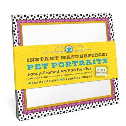 Knock Knock Kids Pet Portraits Sticky Art Frames