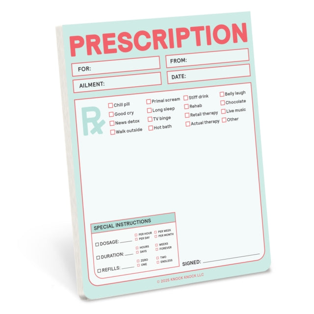 Prescription Refresh Nifty Note