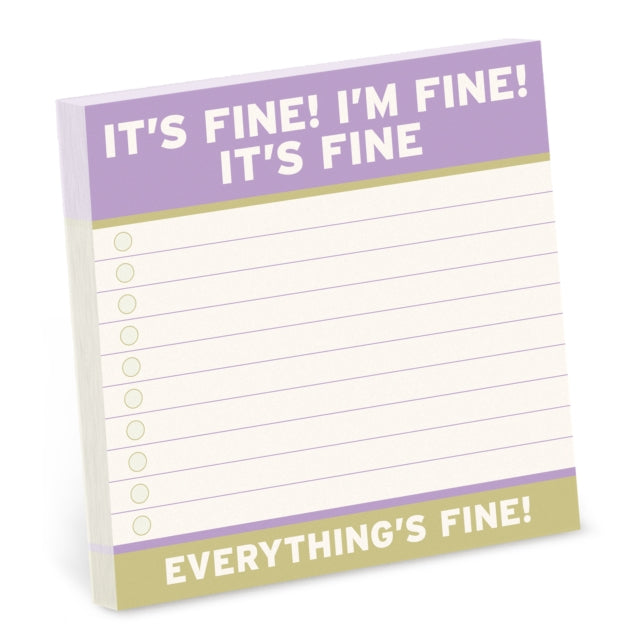 Its Fine Real Big Stickies