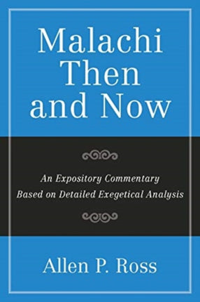 An Expository Commentary Based on Detailed