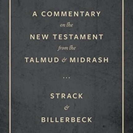 Commentary on the New Testament from the Talmud
