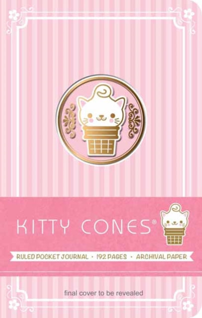 Kitty Cones Ruled Pocket Journal