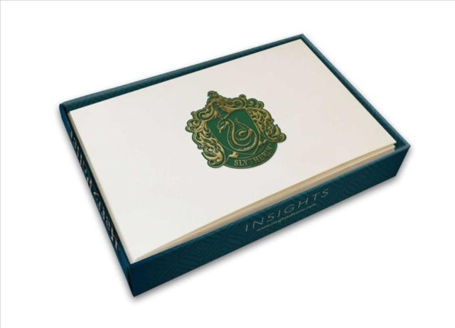 Harry Potter: Slytherin Crest Foil Note Cards: Set of 10