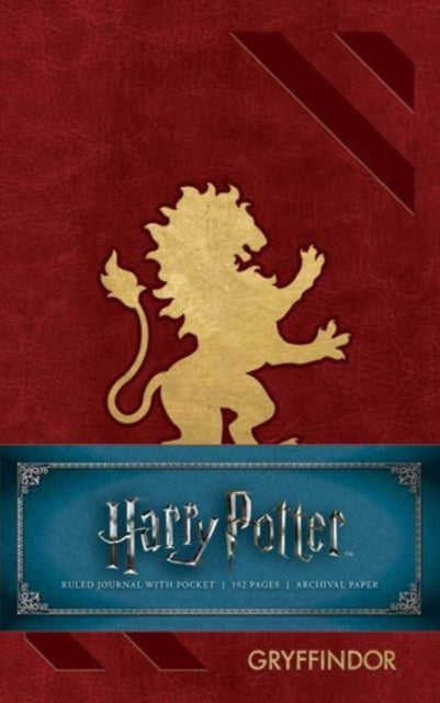 Harry Potter: Gryffindor Ruled Pocket Journal