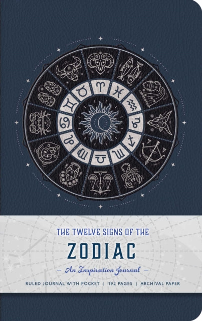 The Twelve Signs of the Zodiac Hardcover Ruled Journal