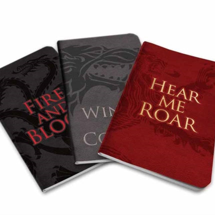 Game of Thrones: Pocket Notebook Collection: House Words: Set of 3