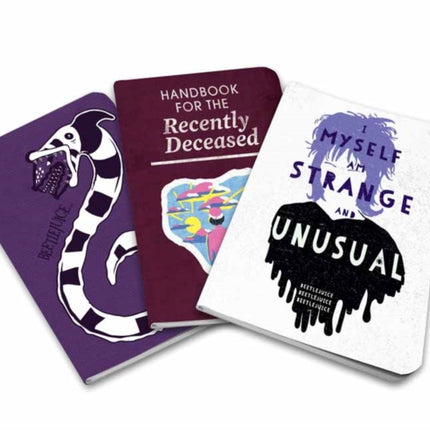 Beetlejuice Pocket Notebook Collection: Set of 3