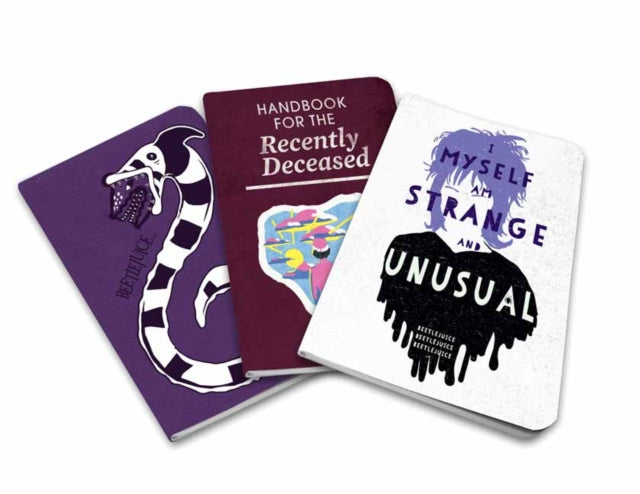 Beetlejuice Pocket Notebook Collection: Set of 3