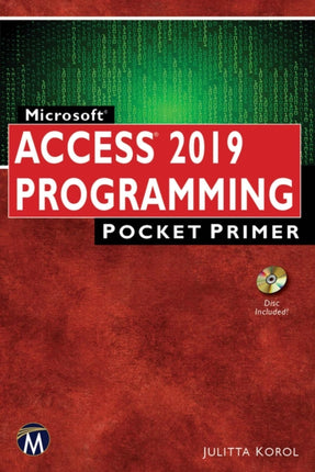 Access 2019 PROGRAMMING Pocket Primer Computer Science Pocket Primer