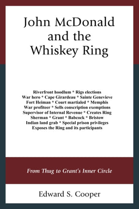 John McDonald and the Whiskey Ring: From Thug to