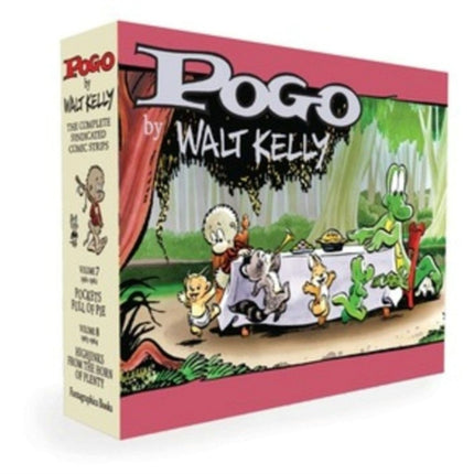 Pogo The Complete Syndicated Comic Strips Box Set: Vols. 7 & 8: Pockets Full of Pie & Hijinks from the Horn of Plenty