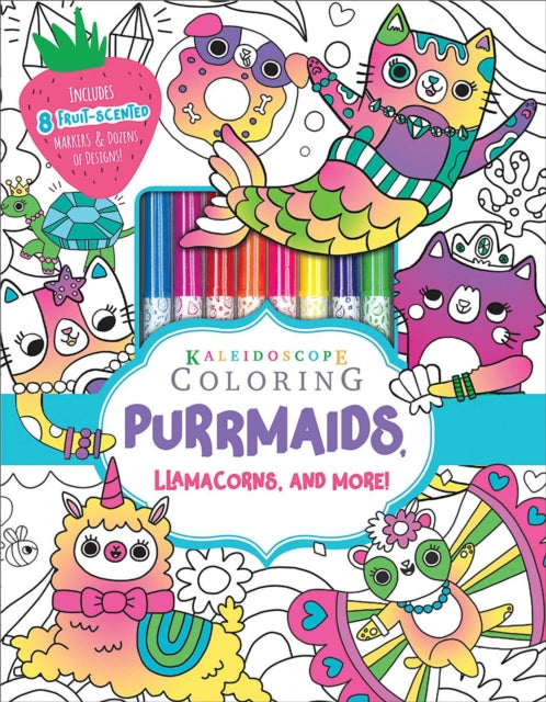 Kaleidoscope Coloring Purrmaids, Llamacorns, and More