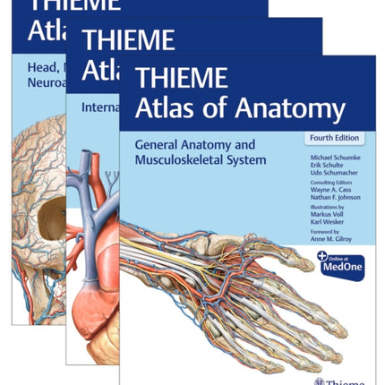 THIEME Atlas of Anatomy Three Volume Set Fourth