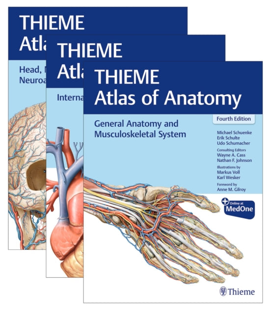 THIEME Atlas of Anatomy Three Volume Set Fourth