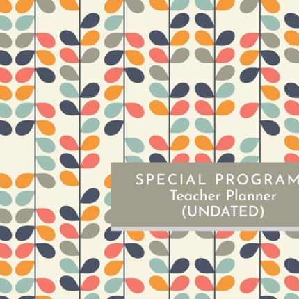 Special Programs Teacher Planner
