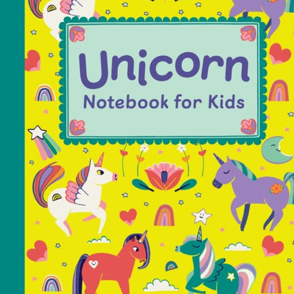 Unicorn Notebook for Kids: Featuring Cute Unicorn Art and Lined, Blank, Graphed and Bulleted Pages Perfect for Journaling and Doodling!