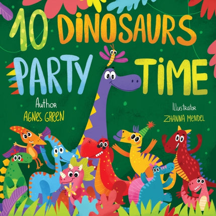 10 Dinosaurs Party Time: Funny Dino Story Book