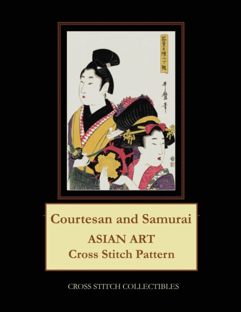 Courtesan and Samurai: Asian Art Cross Stitch Pattern