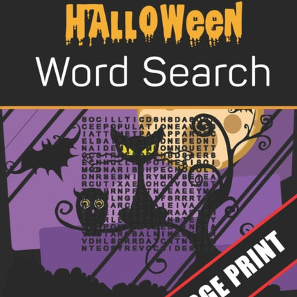 Halloween Word Search Large Print: 96 Word Search Activities for Everyone (Holiday Word Search)