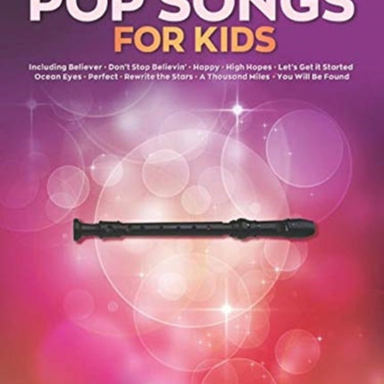 50 Pop Songs for Kids: For Recorder