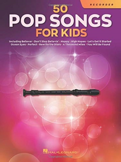 50 Pop Songs for Kids: For Recorder