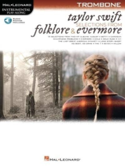 Taylor Swift - Selections from Folklore & Evermore: Trombone Play-Along Book with Online Audio