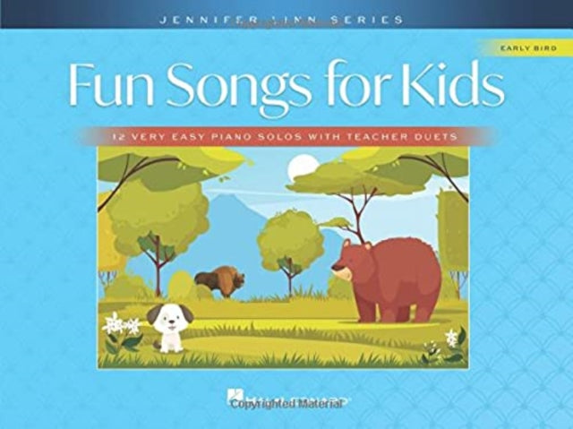 Fun Songs for Kids: 12 Very Easy Piano Solos with Teacher Duets