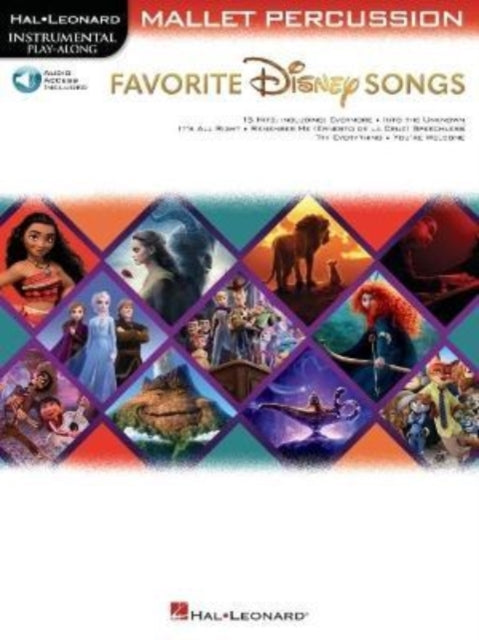 Favorite Disney Songs: Instrumental Play-Along - Mallet Percussion