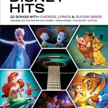 Disney Hits: Really Easy Guitar - 22 Songs with Chords, Lyrics & Guitar Grids