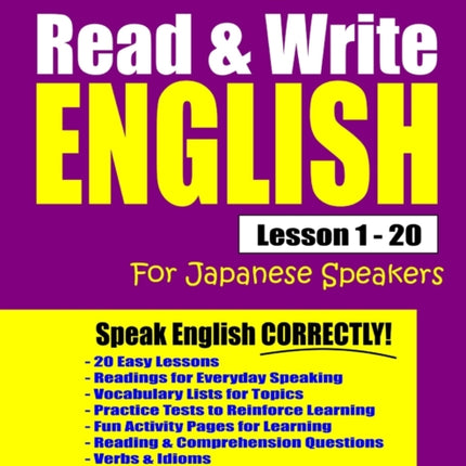 Preston Lee's Read & Write English Lesson 1 - 20 For Japanese Speakers