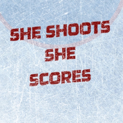 Women's Hockey Notebook - She Shoots She Scores - Blank Lined Notebook: Girl's Blank Lined Hockey Notebook