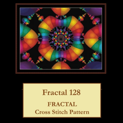 Fractal 128: Fractal Cross Stitch Pattern