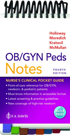 OB/GYN Peds Notes: Nurse's Clinical Pocket Guide