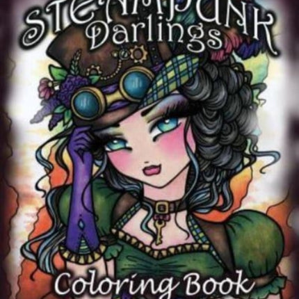 Steampunk Darlings Coloring Book
