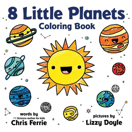 8 Little Planets Coloring Book