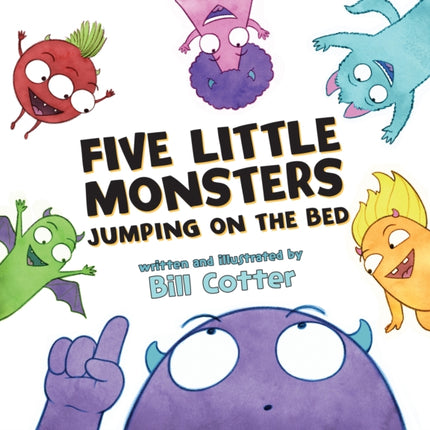 Five Little Monsters Jumping on the Bed