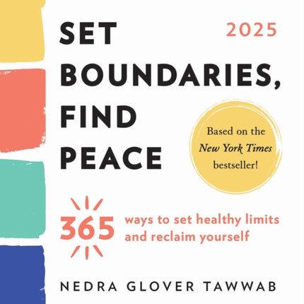 2025 Set Boundaries Find Peace Boxed Calendar