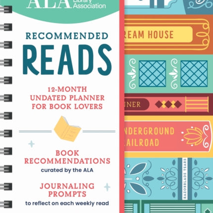 American Library Association Recommended Reads and Undated Planner