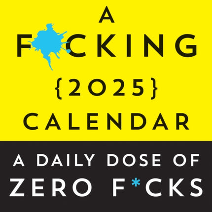 Fcking 2025 Boxed Calendar