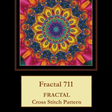 Fractal 711: Fractal Cross Stitch Pattern