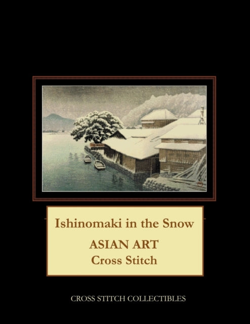 Ishinomaki in the Snow: Asian Art Cross Stitch Pattern