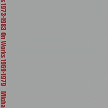 Michael Asher: Writings 1973-1983 on Works 1969-1979