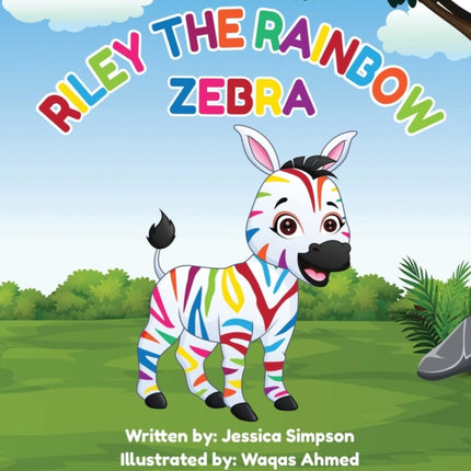 Riley the Rainbow Zebra