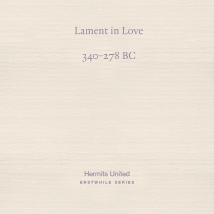 Lament in Love