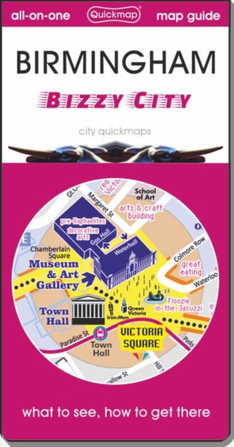 Birmingham Bizzy City: map guide of What to see & How to get there