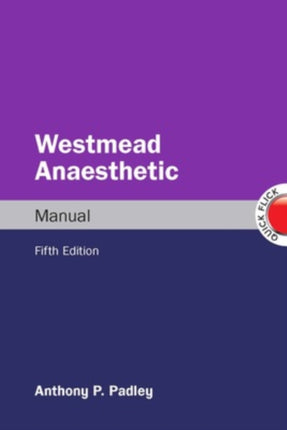 Westmead Anaesthetic Manual