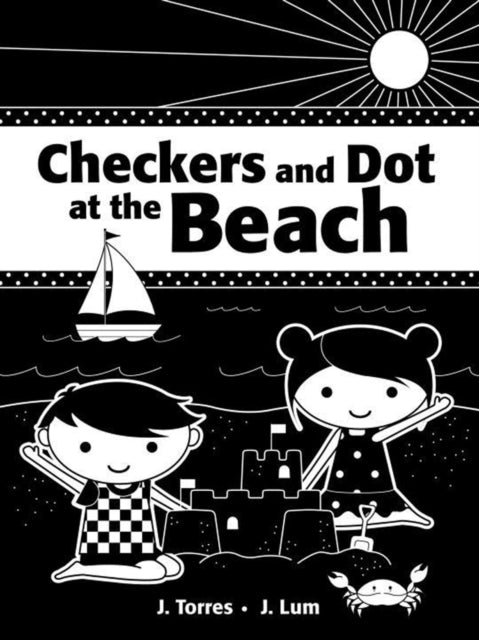 Checkers And Dot At The Beach