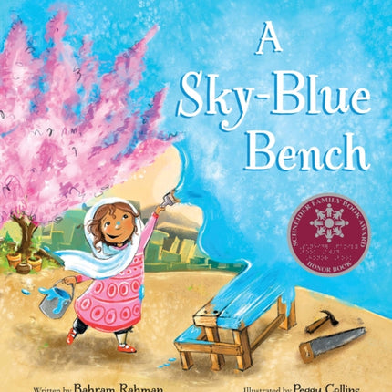 A Sky-Blue Bench