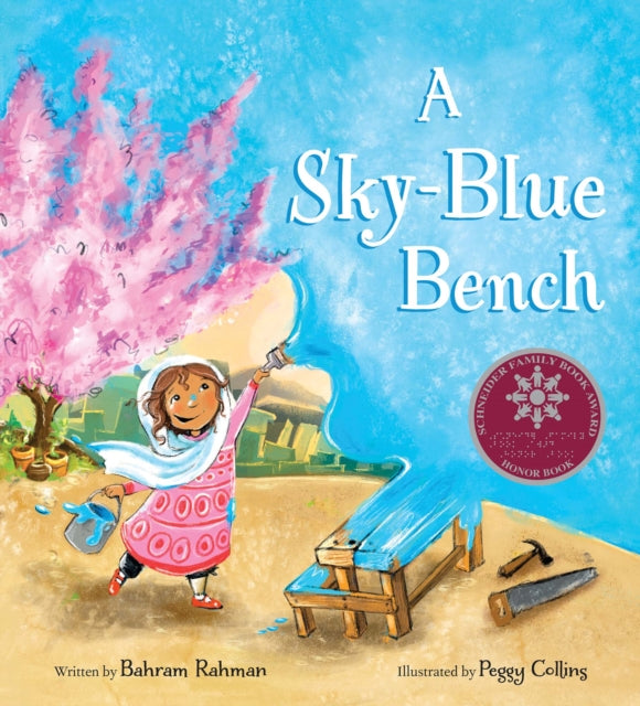 A Sky-Blue Bench