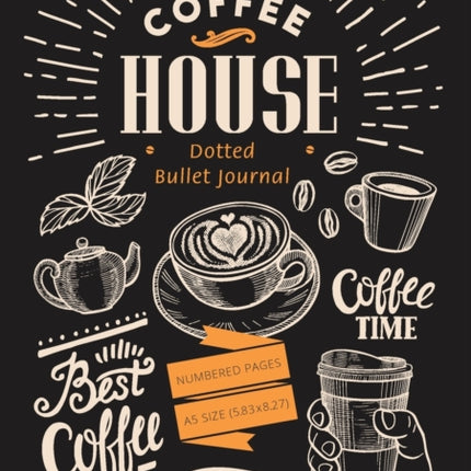 Dotted Bullet Journal Medium A5  583X827 Coffee House